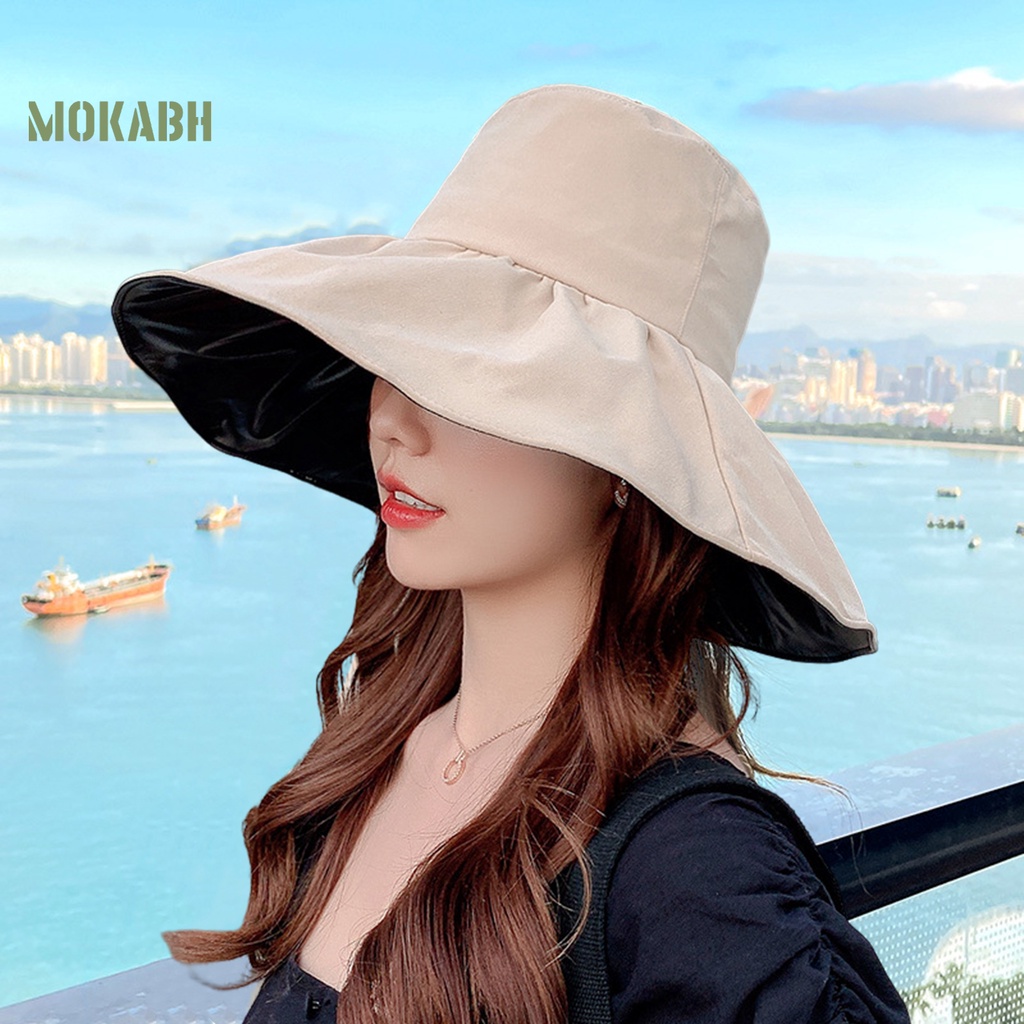 Nón Tai Bèo Chống Tia UV Chịu Nhiệt Màu Sắc Xinh Xắn Cho Nữ