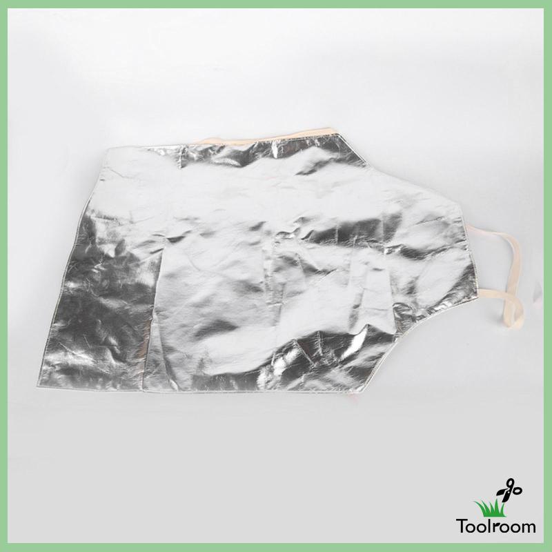 Set 2 Tạp Dề Lá Nhôm Bảo Vệ Chân Dùng Trong Phòng Thí Nghiệm / Cá