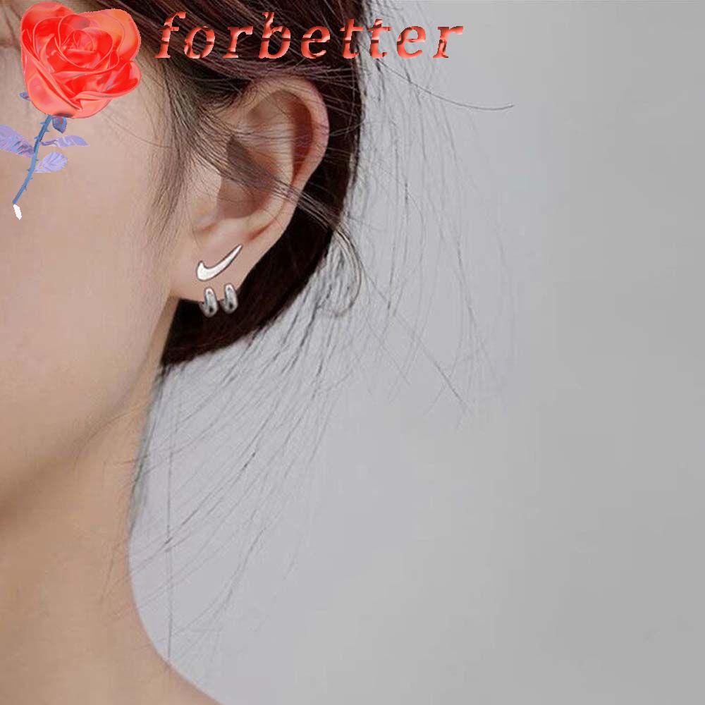 Khuyên Tai Dạng Hạt Phong Cách Punk Cổ Điển Cá Tính Cho Nam Và Nữ|Hoa Tai Dạng Móc Hình Móng Vuốt Màu Đen