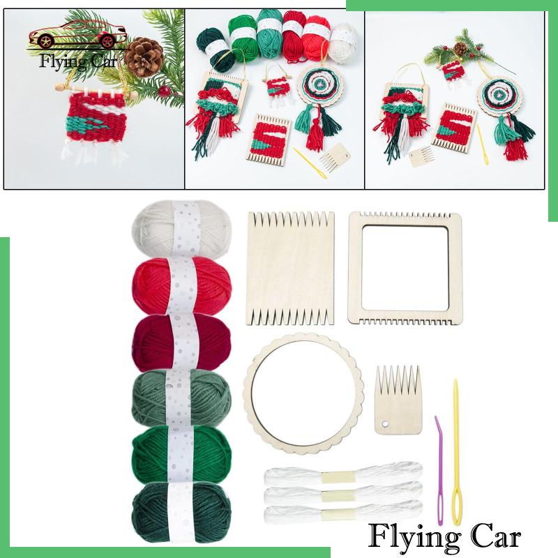 [Lzdjfmy2] Đế Lót Đan Len Bằng Gỗ Mini Cho Người Mới Bắt Đầu