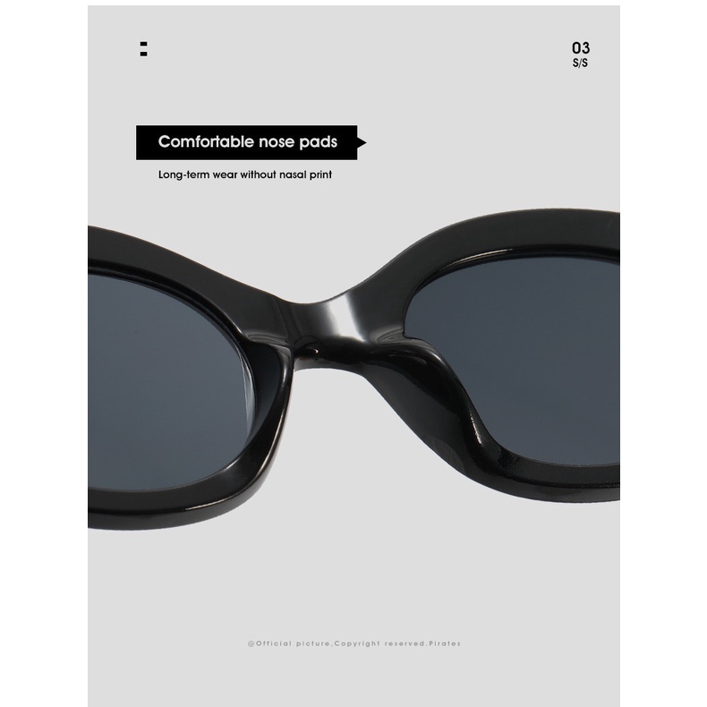 KíNh MáT HìNh Oval Phong CáCh Retro Cho Nữ