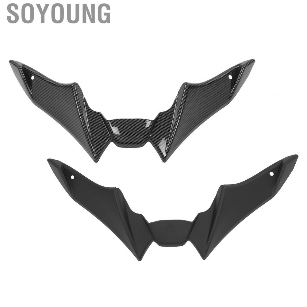 Soyoung Front Fender Beak  Detailed Workmanship Aerodynamic Fairing Cowl Stylish Appearance Shockproof for MT‑09 SP