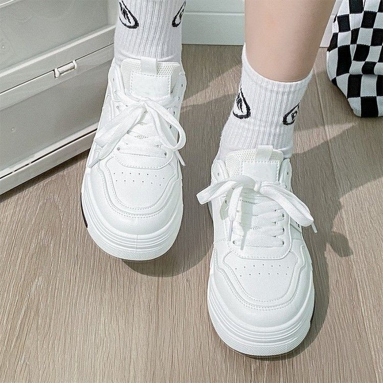 Giày Thể Thao Đế Dày Thoáng Khí Phong Cách Hàn Quốc Thời Trang Mới Cho Nữ