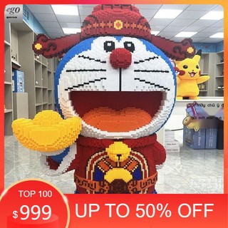 💥Sẵn sàng giao hàng🎊Tương thích LEGO God Doraemon khối nhỏ mảnh ghép ghép câu đố cho trẻ em trai đồ chơi quà tặng câu