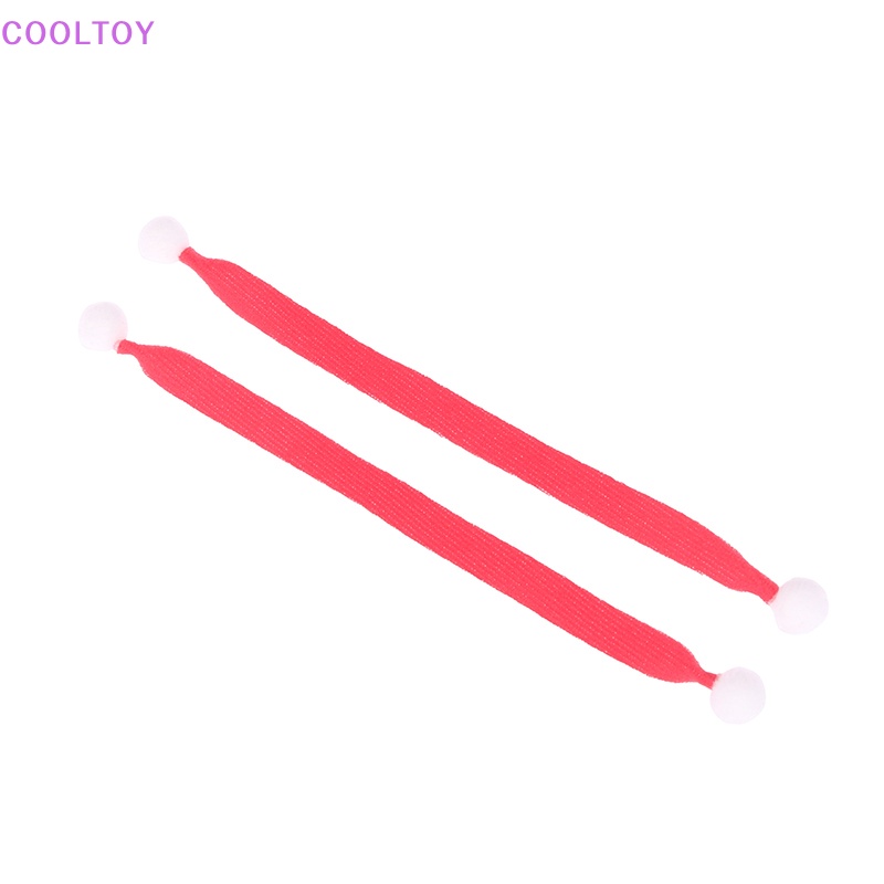 Cooltoy Bộ 2 Phụ Kiện Băng Đô Đan Len Mini Phong Cách Giáng Sinh Trang Trí Nhà Búp Bê