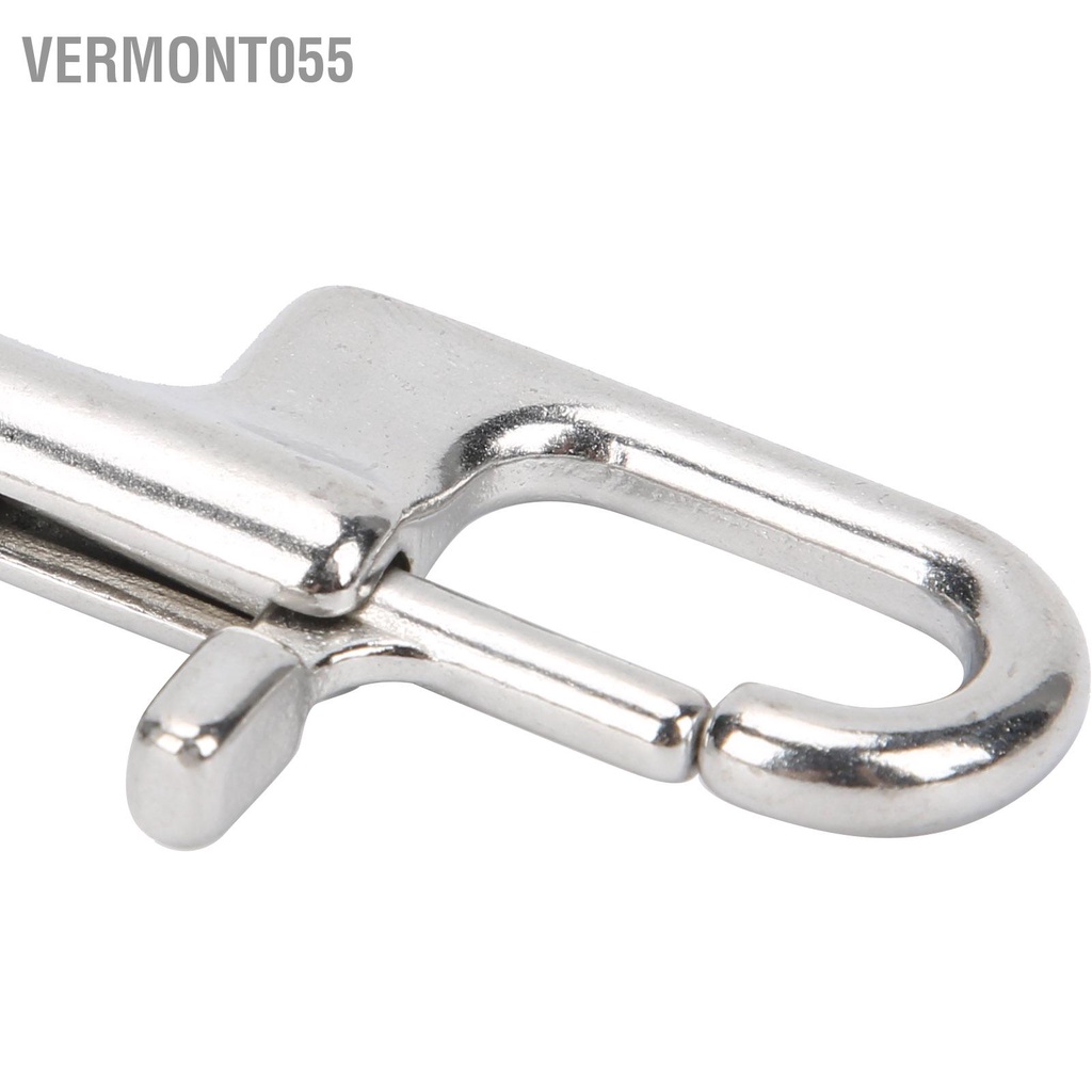Vermont055 Lặn bằng thép không gỉ Single Ended Snap Clips Eye Bolt Hooks Buckle