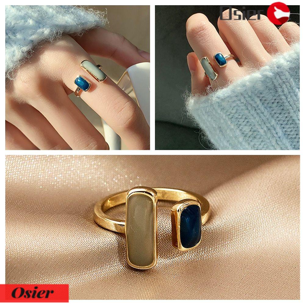 Nhẫn Hở Mạ Bạc 1 Phong Cách Cổ Điển Thời Trang