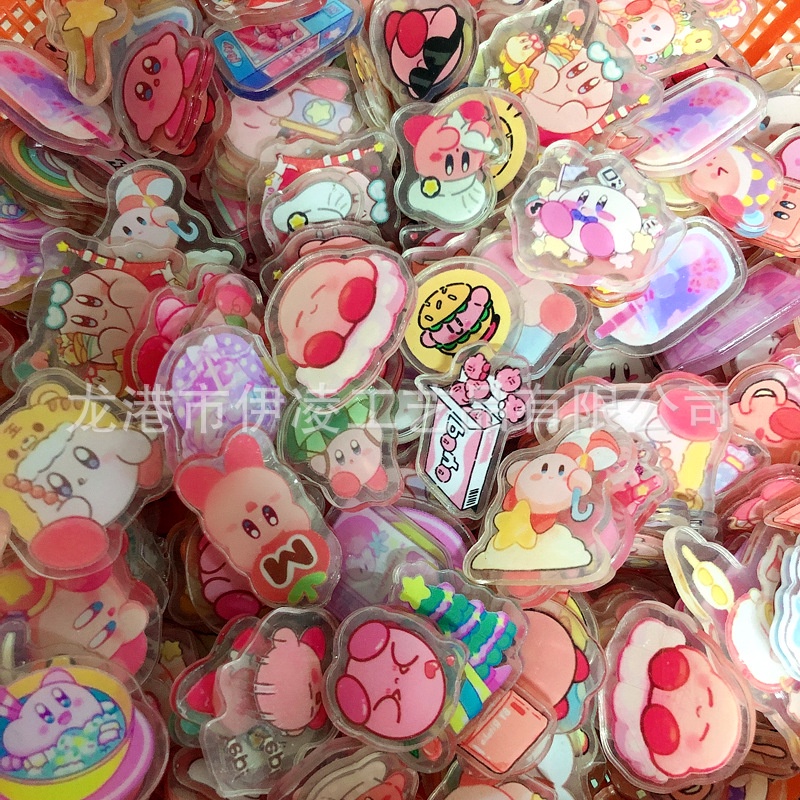 SANRIO  Quần Lót acrylic 2cm Hình Vuông Họa Tiết shin-chan / spongebob Làm Bằng Tay diy