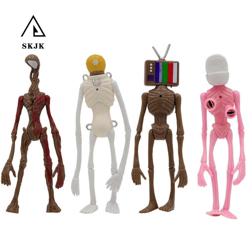 Set 4 Mô Hình Đồ Chơi Đầu Đèn Giao Thông Bằng Nhựa PVC