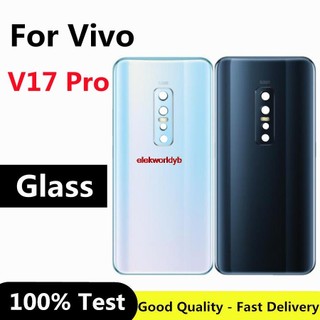Thong- 6.44" dành cho vivo v17 pro ốp điện thoại pin cửa vỏ kính phía sau cho vivo v17 pro pin