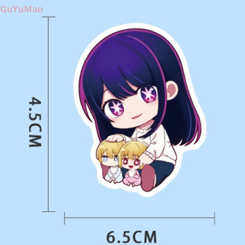[cxGUYU] 50 Miếng Dán Hoạt Hình Oshi no Ko Anime Trang Trí Laptop Xe Hơi Ván Trượt PRTA