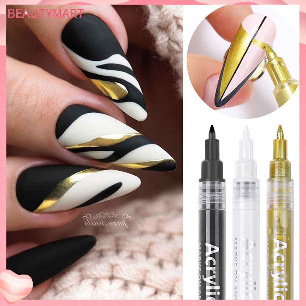 Bút Vẽ Móng Tay 3D Trọng Lượng Nhẹ Chống Nước Chuyên Nghiệp