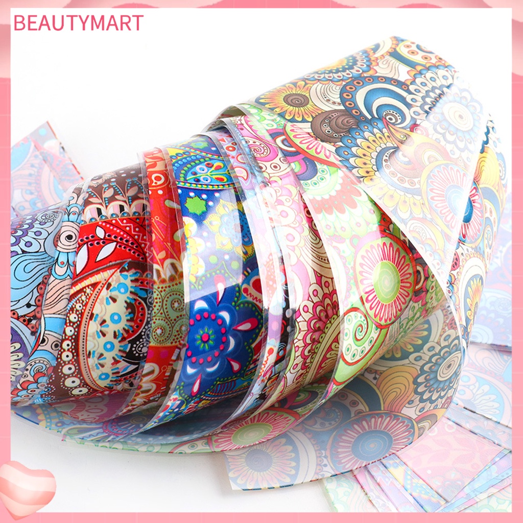 Bộ 10 Miếng Dán Móng Tay DIY Họa Tiết Tinh Tế Sáng Tạo