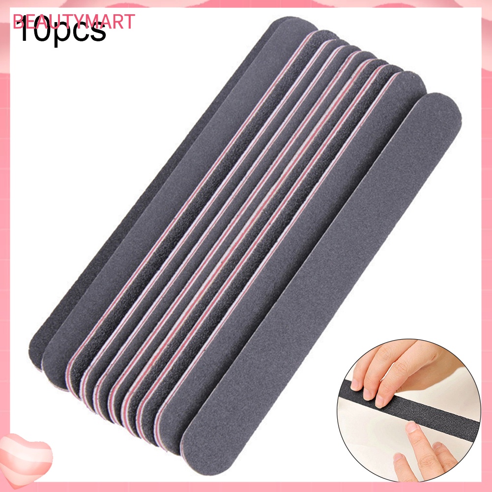 Bộ 10 Dũa Móng Tay Dạng Khối Chuyên Dụng Cho Làm Đẹp