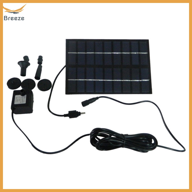 Đài Phun Nước Năng Lượng Mặt Trời 9v 1.8w Kèm Phụ Kiện