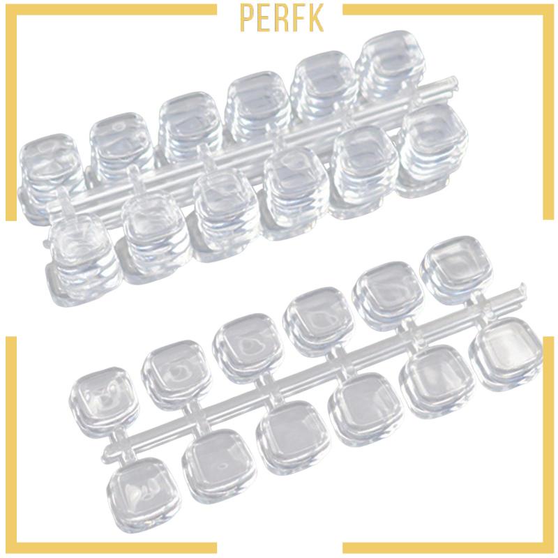 Khay Trưng Bày Móng Tay Giả Hình Vuông Nhiều Màu Sắc