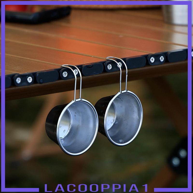 [Lacooppia1] Tô Đựng Thức Ăn Bằng Thép Không Gỉ Kích Thước Lớn Dùng Khi Đi Cắm Trại Ngoài Trời