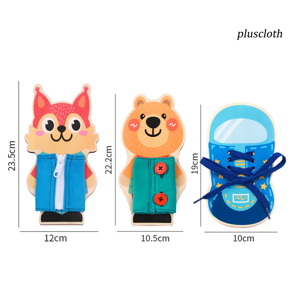 Set 3 Đồ Chơi Giải Trí Hình Hoạt Hình Đầy Màu Sắc Có Khóa Kéo DIY