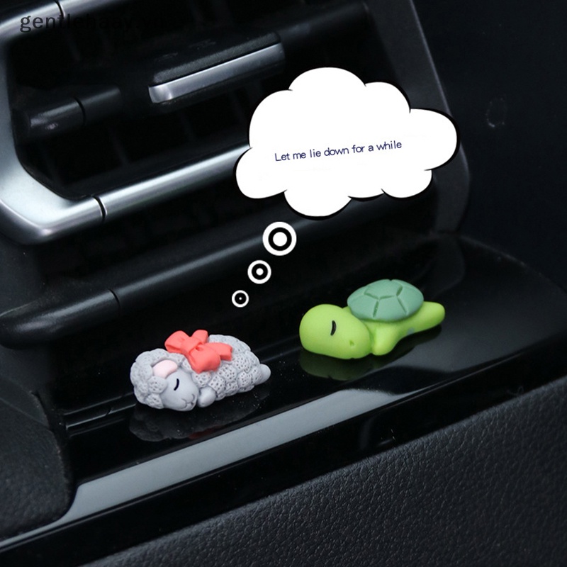 Đồ trang trí Động Vật Mini Bằng Nhựa Resin Dễ Thương Dùng Trang Trí Xe Hơi / Xe Máy