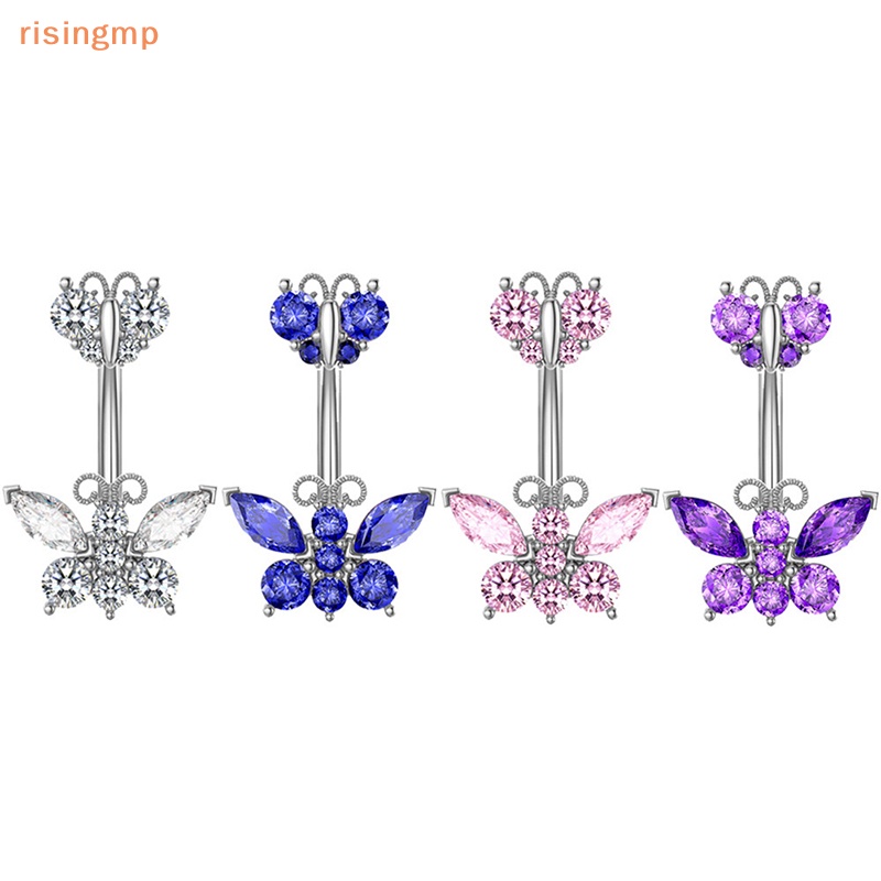 1 Khuyên RốN HìNh BướM ĐíNh Đá Xinh XắN