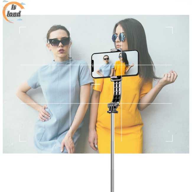 [IS] L13] Gậy Chụp Ảnh Selfie Cầm Tay Kết Nối Bluetooth Có Thể Tháo Rời Cho Điện Thoại