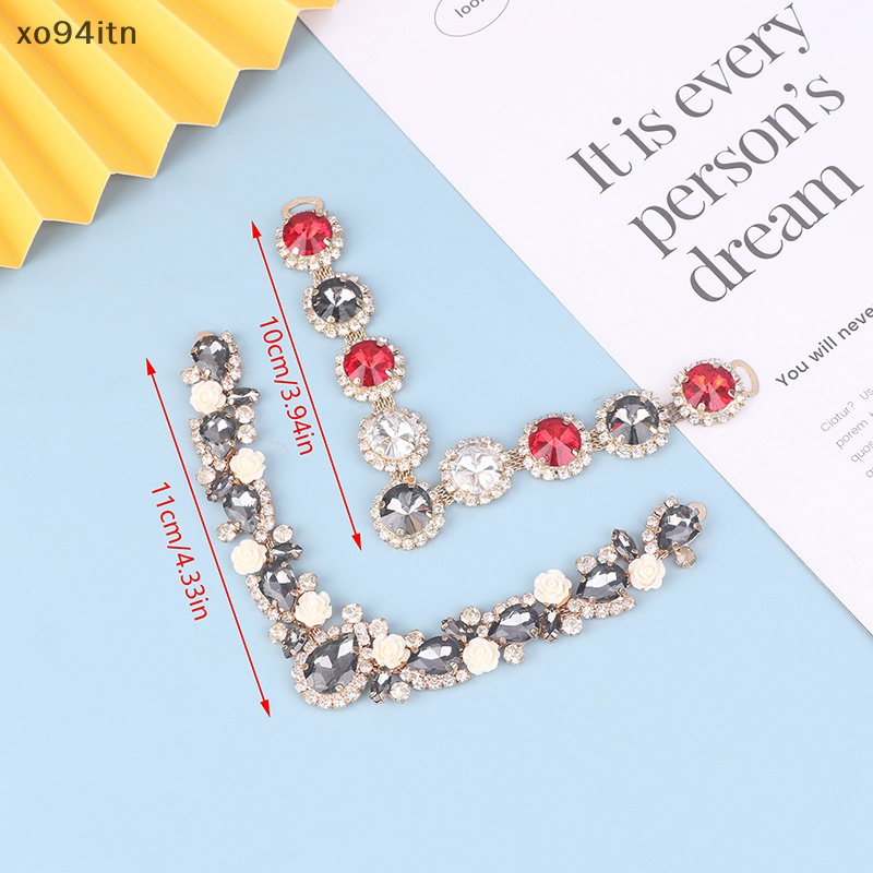 1 Khóa Dây Xích Đính Đá Trang Trí Giày Sandal / Bikini DIY