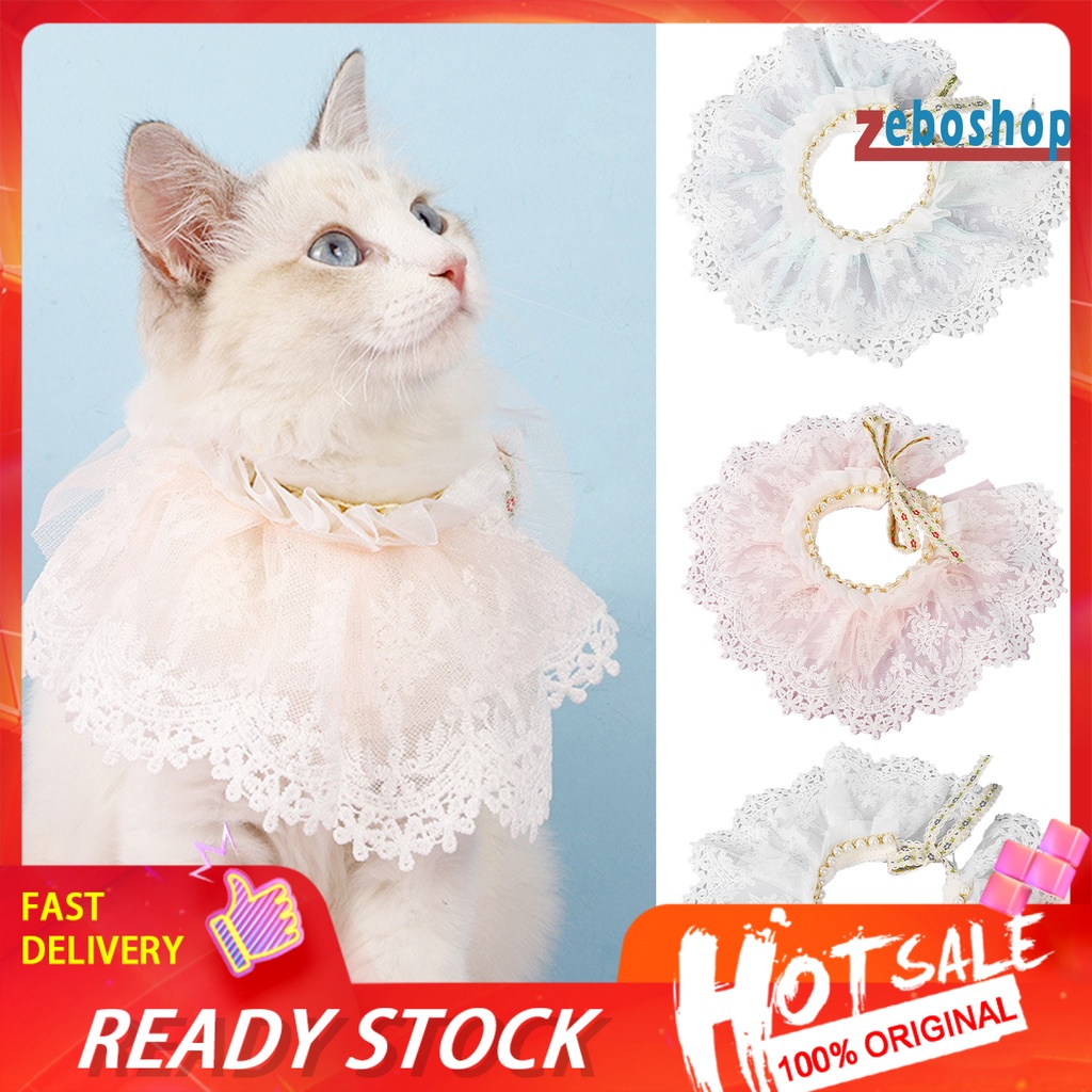 Vòng Cổ Ngọc Trai Giả Thân Thiện Với Da Trang Trí Cho Mèo Cưng