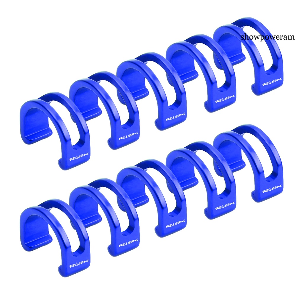 Set 10 Khóa Cài Chữ C SP-10 CNC Đơn Giản Chống Ăn Mòn Cài Đặt Dây Phanh Xe Đạp