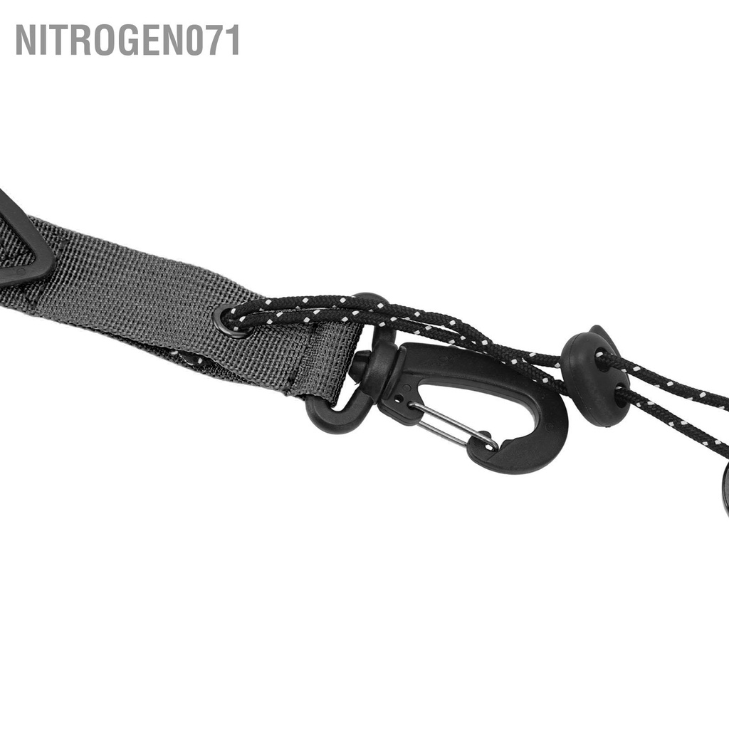 Nitrogen071 Dây Đeo Vai Canvas Đa Năng 24 Lỗ Có Thể Điều Chỉnh Treo Cắm Trại Phơi Quần Cho Áo Ngoài Trời