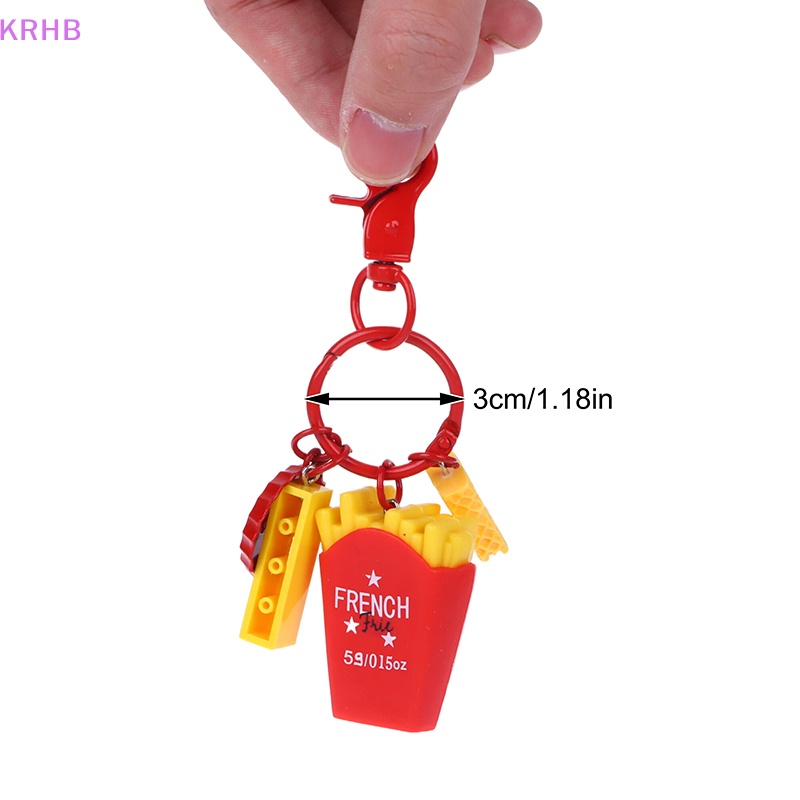 Móc Khóa Hình Bánh Sandwich Khoai Tây Chiên Ngộ Nghĩnh Mới