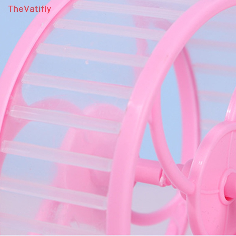 [TheVatifly] Đồ Chơi Bánh Xe Chạy Bộ Không Kẹp Dày Dặn Có Giá Đỡ Xoay Tập Thể Dục Cho Chuột Hamster