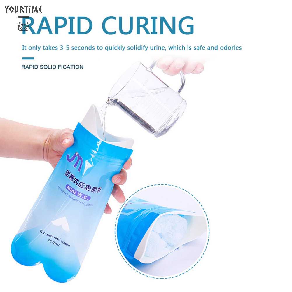 Set 4 Túi Đi Tiểu Khẩn Cấp Sử Dụng Một Lần Tiện Lợi