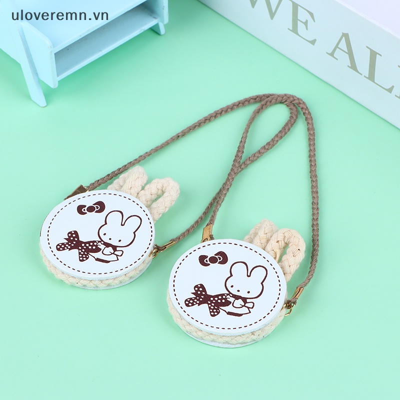 Túi cói Vai Đan Lát Hình Tròn Cho Búp Bê Tỷ Lệ 1 / 12