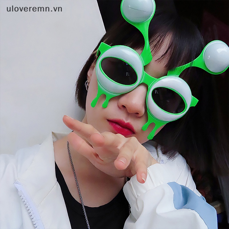 Mắt Kính Hình Mắt Người Ngoài Hành Tinh Phong Cách Hawaii Cho Người Lớn Và Trẻ Em