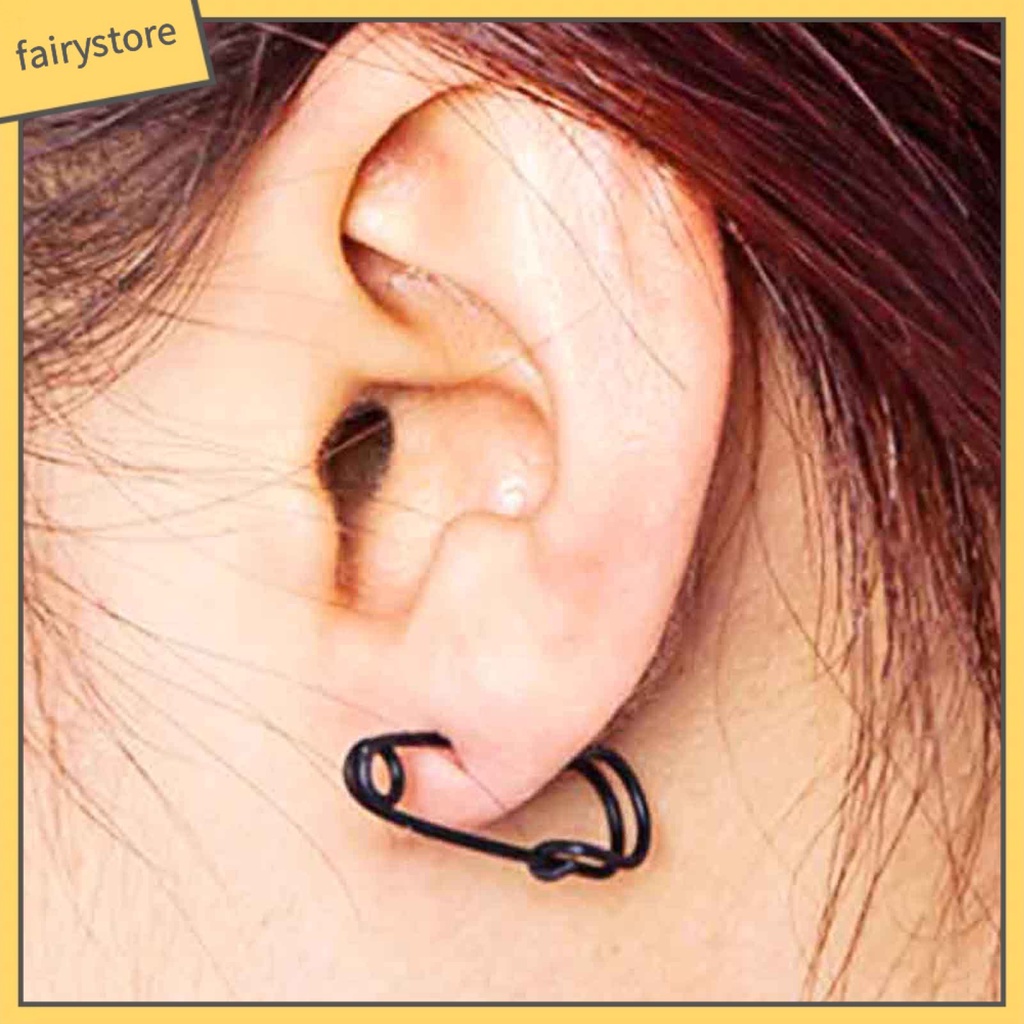 1 Đôi Bông Tai Hình Kim Băng Mini Bằng Hợp Kim Dành Cho Nữ