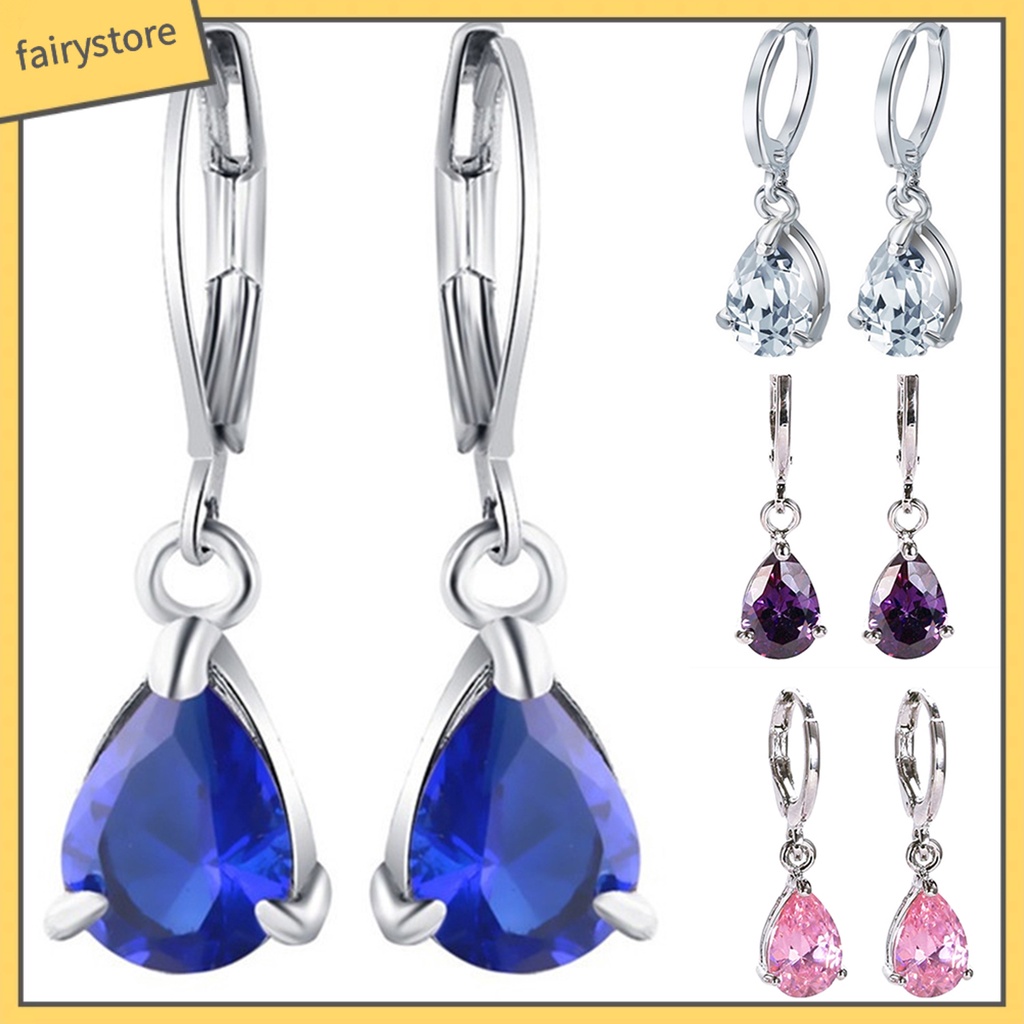 Bông Tai Hình Giọt Nước Thân Thiện Với Da Thanh Lịch