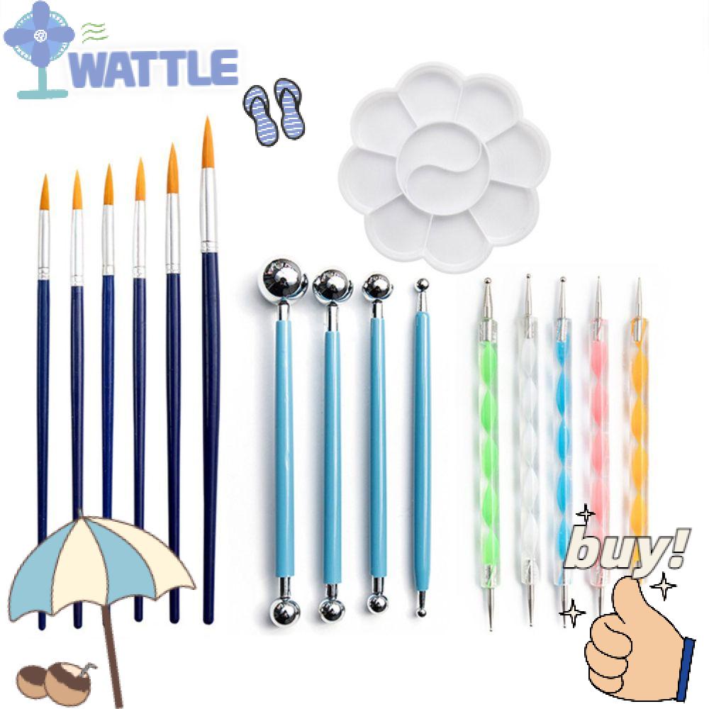 Set 16 Bút Điêu Khắc Thủ Công Họa Tiết Hoa Văn Mandala