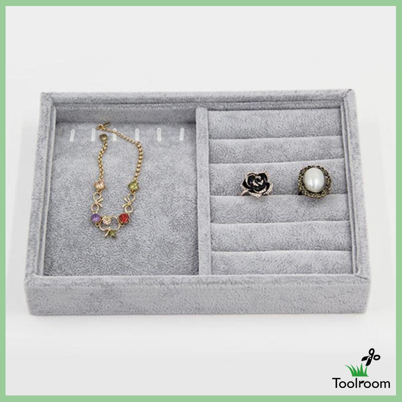 Giá Đỡ Trưng Bày Trang Sức Bằng Nhung 12 / 12 Ngăn