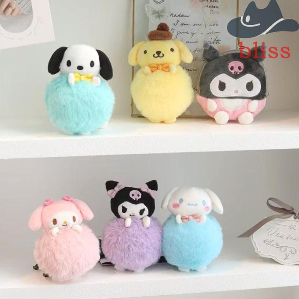 Móc Khóa Hình Cinnamoroll Nhồi Bông Dễ Thương Dùng Làm Quà Tặng