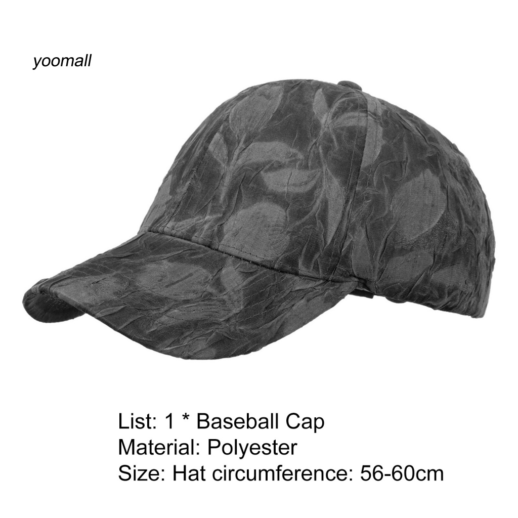 Mũ Lưỡi Trai Họa Tiết Hoa Thoáng Khí Phong Cách Thể Thao Cho Nam Và Nữ