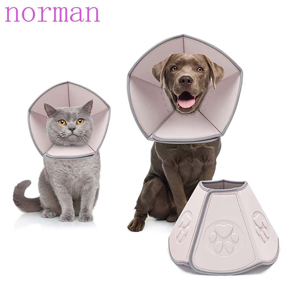 Norman Vòng Cổ Elizabethan Ngăn Chặn Vết Thương Cho Thú Cưng Cắn Hình Nón Bảo Vệ Sau Khi Phẫu Thuật