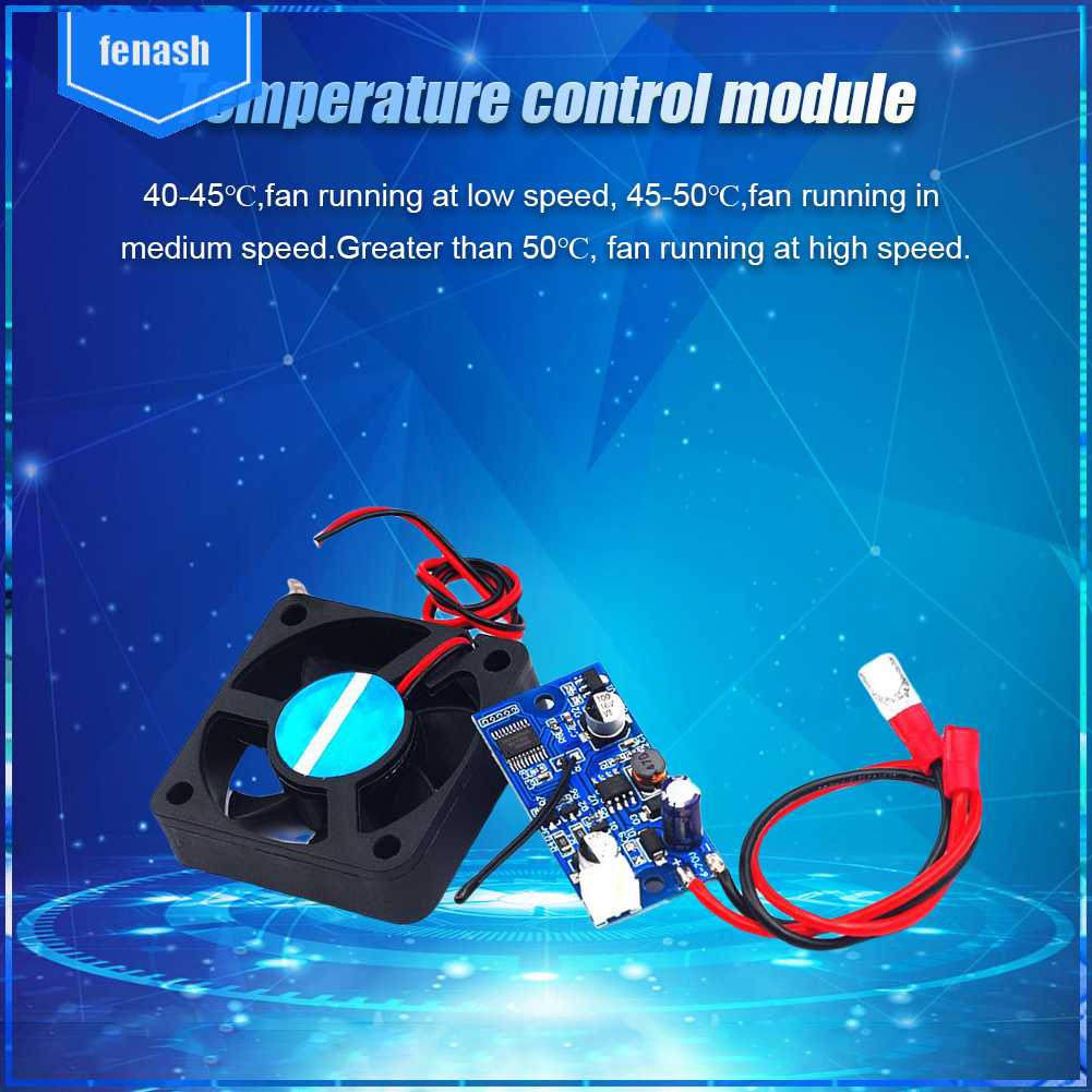 Mô-đun Điều Khiển Nhiệt Độ Thông Minh 3 Số Cho Khung Gầm PC [fenash.vn]