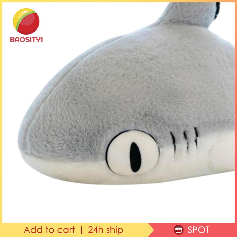 [Baosity1] Gối Ôm Hình Cá Mập Nhồi Bông Dễ Thương Trang Trí Nhà Cửa Làm Quà Tặng Kỷ Niệm