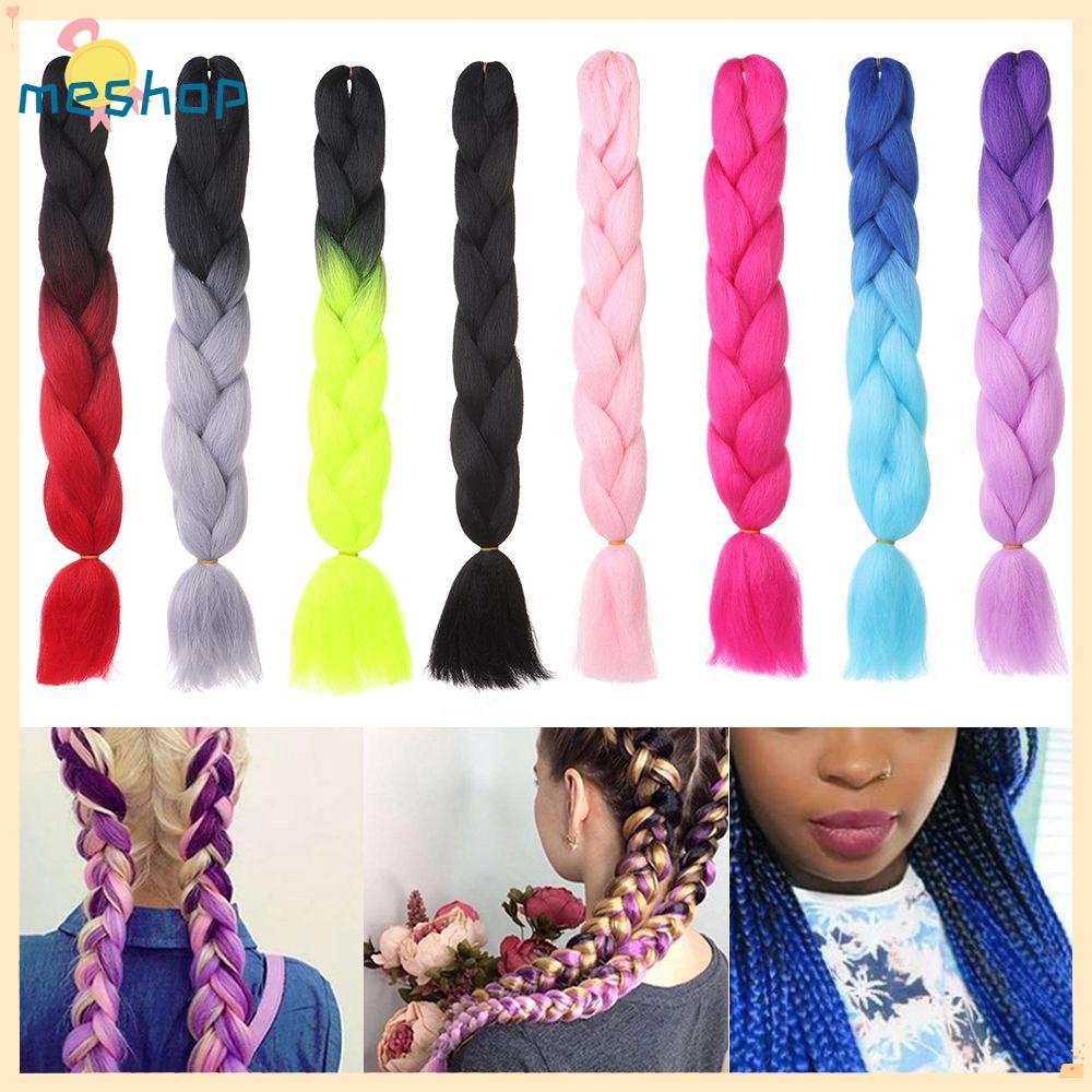 Tóc Bện Bằng Sợi Tổng Hợp 24inch Chịu Nhiệt Độ Cao DIY