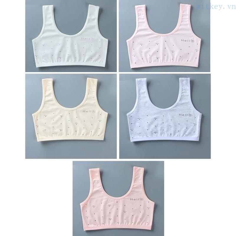 Áo Ngực Dây Bản Rộng Thoáng Khí Thời Trang Cho Tuổi Teen