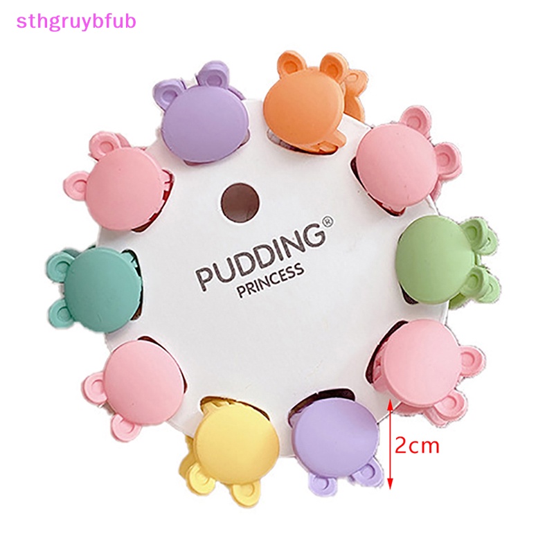 Set 10 Kẹp Tóc Hình Ngôi Sao / Bông Hoa / Chuột Mickey Dễ Thương Cho Bé Gái