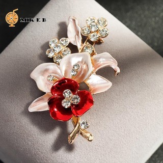 MKEB cài áo hình hoa phong cách thời trang thanh lịch