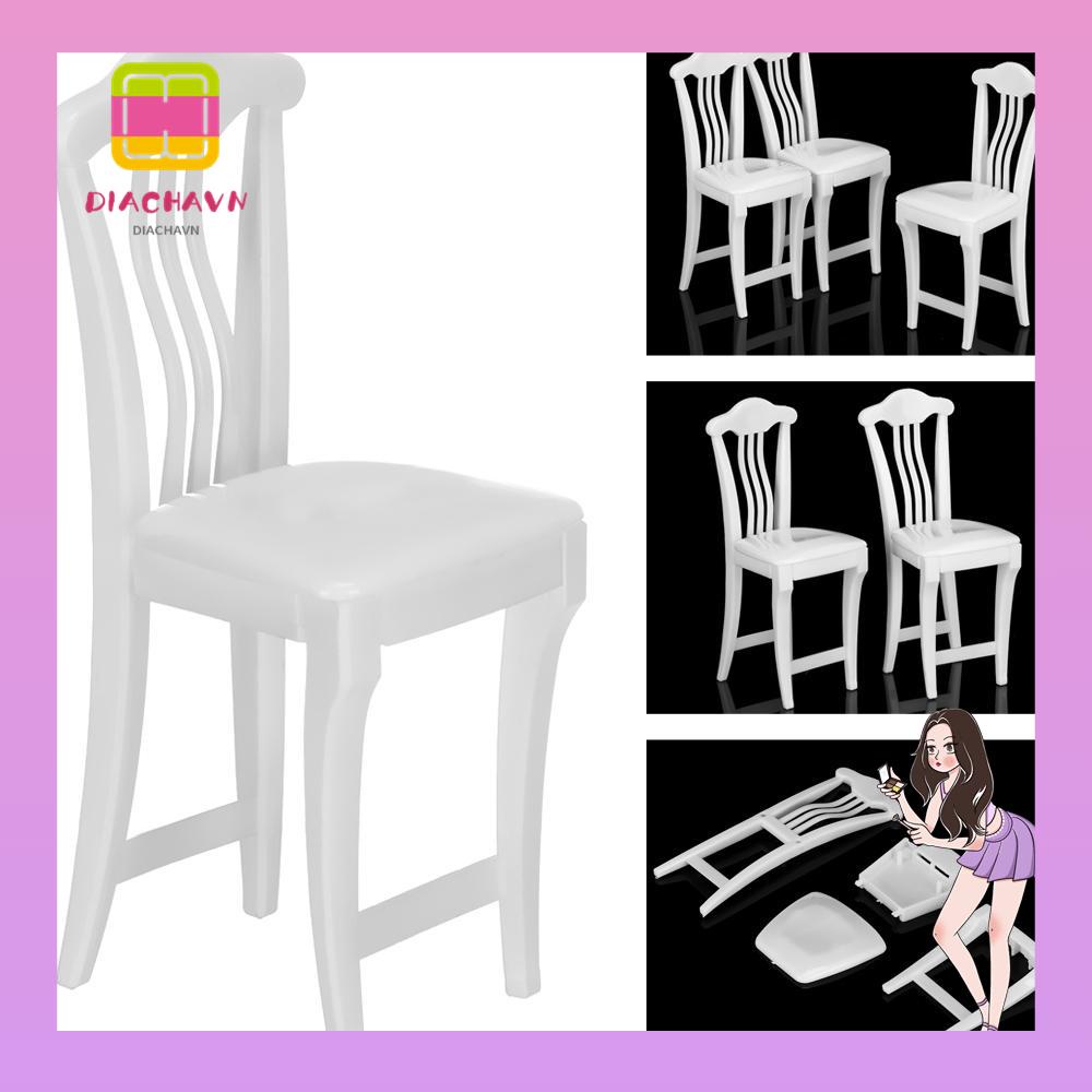 Set 1 / 2 / 4 Ghế Hình Động Vật Tỉ Lệ 1 / 6 1 / 12 Trang Trí Nhà Búp Bê