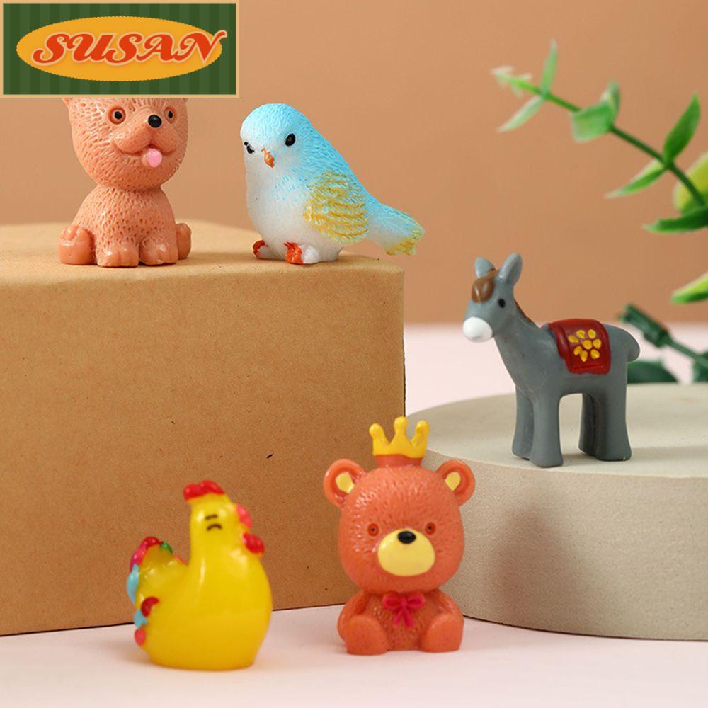 Bộ 10 Mô Hình Động Vật Mini Dễ Thương