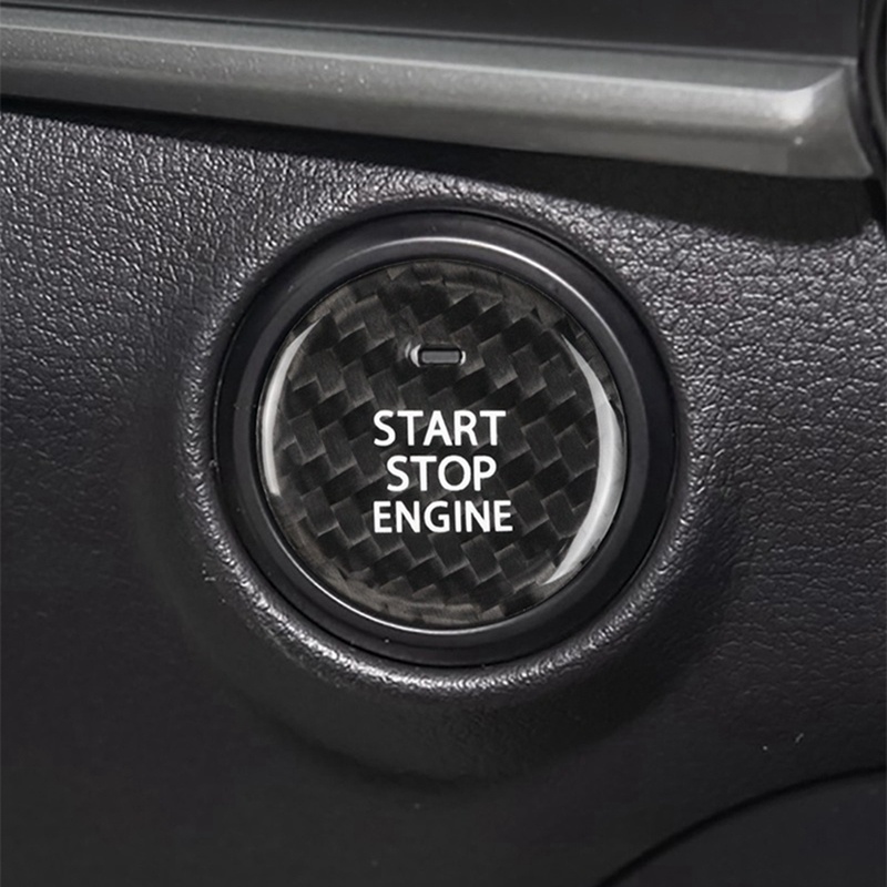 Nút Dừng Động Cơ Bằng Sợi Carbon Cao Cấp Cho Mazda 3 Axela CX-30 CX-30 EV 2020-2022